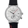 Bauhaus Classic Black Leather Armband White Dial Solar 21121 Herrklocka