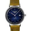 Bauhaus klassiskt brunt läderband Blue Dial Quartz 21303 Herrklocka