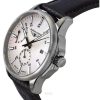 Bauhaus Aviation Läderrem Full Lysande Beige Urtavla Automatisk 28605 100M Herrklocka