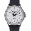 Bauhaus Aviation GMT Läderrem Full Lysande Beige Urtavla Automatisk 28685 100M Herrklocka