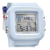 Casio Baby-G Plus Digital ljusblå hartsrem Quartz BGD-10L-2 100M damklocka med extra bandöglor