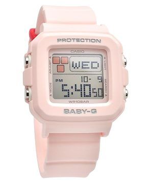 Casio Baby-G Plus digitalt rosa hartsband Quartz BGD-10L-4 100M damklocka med extra bandöglor