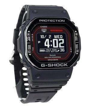 Casio G-shock Move G-Squad Digital Smartphone Link Bio-baserat hartsband Solar DW-H5600MB-1A4 200M herrklocka