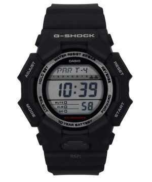 Casio G-Shock Digital biobaserad svart hartsrem Svart Urtavla Quartz GD-010-1 200M herrklocka