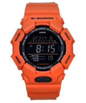 Casio G-Shock Digital Bio-Based Orange Resin Armband Svart Urtavla Quartz GD-010-4 200M herrklocka