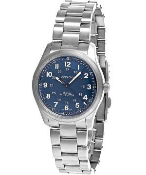 Hamilton Khaki Field Titanium Blue Dial Automatisk H70205140 100M herrklocka