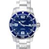 Longines HydroConquest Sunray Blue med Super-LumiNova Dial Automatic Diver',s L3.742.4.96.6 300M herrklocka