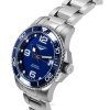 Longines HydroConquest rostfritt stål Sunray Blue Dial Automatic Diver',s L3.780.4.96.6 300M herrklocka