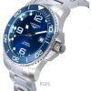 Longines HydroConquest Sunray Blue med Super-LumiNova Dial Automatic Diver',s L3.782.4.96.6 300M herrklocka