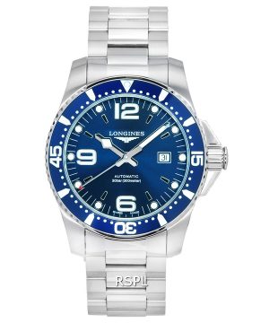 Longines HydroConquest Sunray Blue med Super-LumiNova Dial Automatic Diver&#39,s L3.841.4.96.6 300M herrklocka