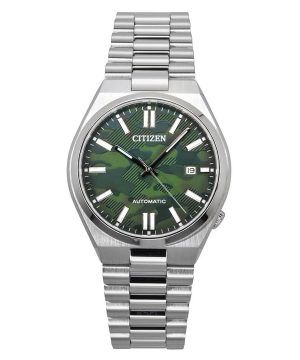 Citizen Tsuyosa rostfritt stål grön urtavla automatisk NJ0159-86X herrklocka