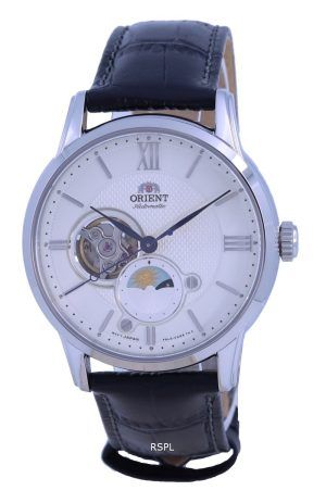 Orient Classic Sun And Moon Open Heart Automatisk RA-AS0011S10B RA-AS0011S30B Herrklocka