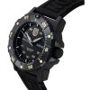 Luminox Master Carbon SEAL Limited Edition gummirem Black Dial Automatic Diver',s XS.3865.GOLD 200M herrklocka