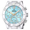 Festina Boyfriend Chronograph Crystal Accenter Blue Dial Quartz F20603-4 100M Damklocka