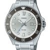 Casio Standard Analog Rostfritt Stål Silver Urtavla Quartz MDV-107D-7AV 200M Herrklocka