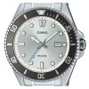 Casio Standard Analog Rostfritt Stål Silver Urtavla Quartz MDV-107D-7AV 200M Herrklocka