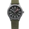 Ratio Quest Märs Field Watch Sapphire Canvas Armband Khaki Green Dial Quartz RTQ029 100M Lewis And Clark Edition